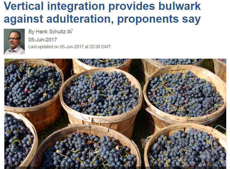 Polyphenolics vertical integration article